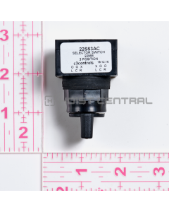 3 Position Selector Switch (N.O. in Center ''A OFF B'') (SBP2-L3B)