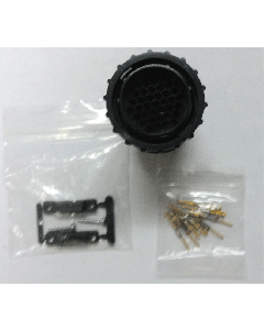 Receptical Inline Plug Components for 24 conductor round pendant cable